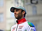 Francouzský motocyklový závodník Johann Zarco na autogramiád� p�ed Grand Prix v...