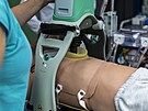 Pstroj na mas srdce, pedvdn na figurn ve Fakultn nemocnici Brno....