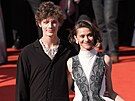 Herec Petr Uhlík a jeho man�elka Andrea Uhlík Berecková na slavnostním zahájení...