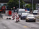 Rekonstrukce Plzesk ulice, jedn z ptench komunikac v Praze 5, postoup...
