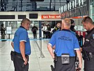 Na ruzyskm letiti v Praze byla kvli podezen na mon vskyt vbuniny v...