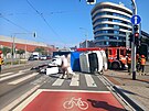 Nehoda na ulici Dornych v Brn (15. ervence 2025)