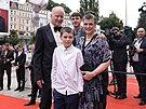 Stellan Skarsgård s rodinou na �erveném koberci záv�re�ného ve�era (12....
