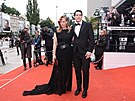Ester Geislerová na �erveném koberci p�i zakon�ení festivalu (12. �ervence 2025)