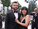 Matyá� a Tereza Rambovi na �erveném koberci p�i zakon�ení festivalu (12....