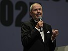 Marek Eben jako tradi�ní moderátor záv�re�ného ve�era (12. �ervence 2025)