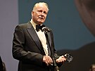 Stellan Skarsgård p�ebírá K�i��álový glóbus za mimo�ádný um�lecký p�ínos...