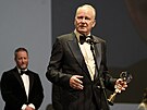Stellan Skarsgård p�ebírá K�i��álový glóbus za mimo�ádný um�lecký p�ínos...