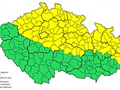 Výstraha HMÚ ped boukami. (15.7.2025)