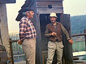 LEGENDÁRNÍ DVOJICE. Hlavní hvzdy seriálu Jií Sovák a Josef Kemr. Neboli Even...