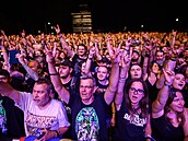 Fanou�ci na metalovém festivalu Masters of Rock ve Vizovicích. (�ervenec 2025)