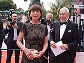 Andrea Bartoková a Marek Eben na erveném koberci závreného veera (12....