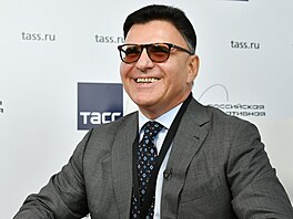 Alexandr arov, éf mediálního holdingu Gazprom-Media v Moskv (26. srpna 2021)