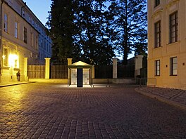 Vizualizace nového kontrolního stanovit u Praského hradu, na Hradanském...