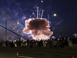 Ohostroj explodoval v blízkosti divák. (17. ervence 2025)