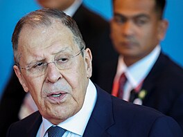 Ruský ministr zahranií Sergej Lavrov v Kuala Lumpuru (10. ervence 2025)