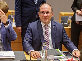 eský ministr zemdlství Marek Výborný na jednání v Bruselu. (14. ervence...
