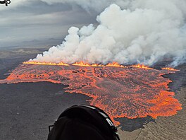 Na jihozápad Islandu se probudila sopka. (16. ervence 2025)