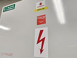 Výhledy od BTS Vodafonu na z�ícenin� hradu Radyn�