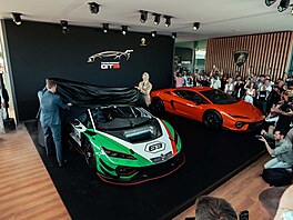 Lamborghini vyuilo Festival rychlosti v Goodwoodu k pedstavení modelu...