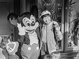 Disneyho ikona Mickey Mouse s dtmi.