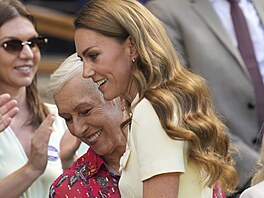 Princezna se setkala i s Martinou Navrátilovou. (12. ervence 2025)