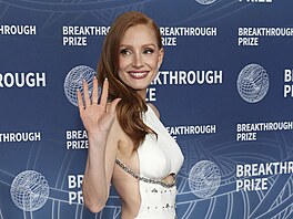 Jessica Chastainová na Breakthrough Prize v Santa Monice (5. dubna 2025)