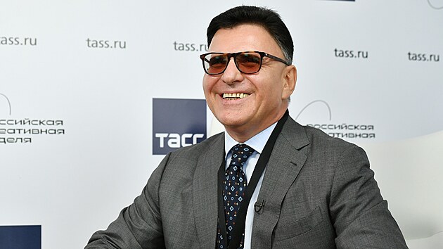 Alexandr �arov, �éf mediálního holdingu Gazprom-Media v Moskv� (26. srpna 2021)
