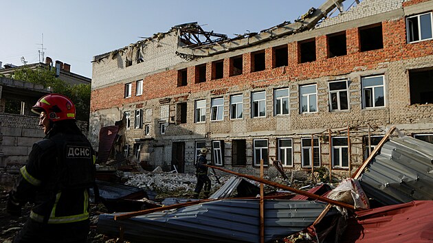 Nsledky tok ruskch dron v Charkov. (11. ervence 2025)