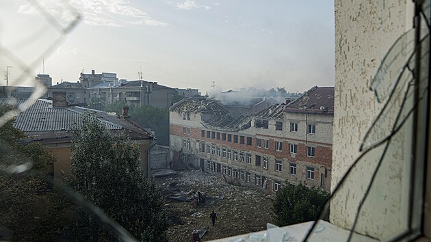 Nsledky tok ruskch dron v Charkov. (11. ervence 2025)