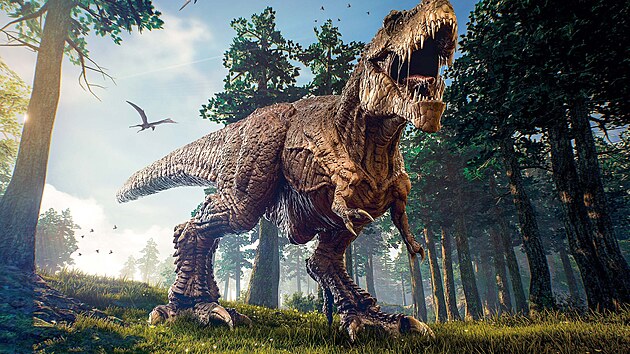 Nejpopulrnj z dinosaur  Tyrannosaurus rex. V em tkv jeho pitalivost?
Pedevm je to velik, masorav predtor a asi nejvt suchozemsk dravec, jak kdy
existoval. U tch nejvtch jedinc se toti bavme a o deseti tunch vhy, upesuje
paleontolog tpn Pcha.