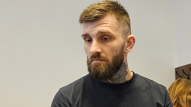 Obalovan Martin Mikota v jednac sni Krajskho soudu v Ostrav (15. ervence 2025)