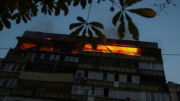Po ruskm toku na Kyjev zemeli v noci dva lid. (10. ervence 2025)