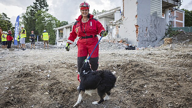 Iveta Matzenauerov a border kolie Spa. (19. ervence 2025)