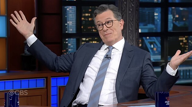 Americký komik a moderátor Stephen Colbert