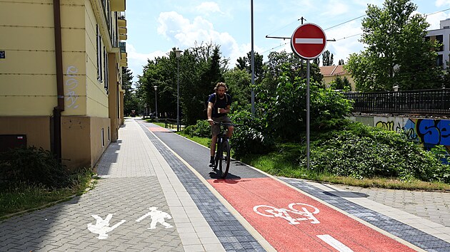 Cyklistm v Brn se otevela nov stezka v Rennesk td. (ervenec 2025)