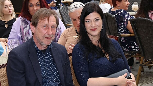 Jan Antonín Duchoslav se svou novou p�ítelkyní Hedvikou Helenou Peterkovou...