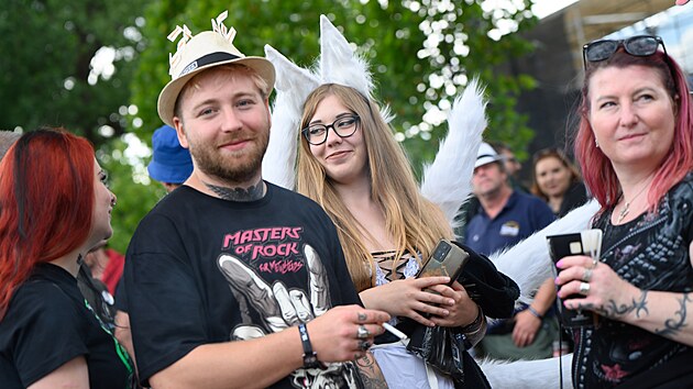 Festival Masters of Rock 2025 ve Vizovicch. Nvtvnci vypadaj stylov. (10. ervence 2025) 