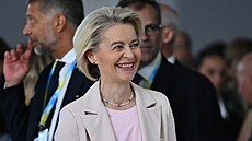 Pedsedkyn Evropské komise Ursula von der Leyenová na mezinárodní konferenci o...