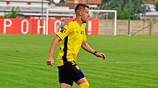 Jan Juro�ka ze Zbrojovky b�hem p�ípravného utkání proti Polonii Bytom....