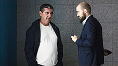 Goran Veljkovi (vlevo), zapojený do bytové kauzy v brnnských ekovicích a...