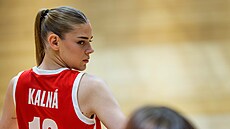 Kate�ina Kalná b�hem mediálního dne p�ed mistrovstvím sv�ta hrá�ek do 19 let.