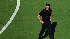 Xabi Alonso, trenér Realu Madrid, po poráce s PSG.