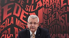 Jaroslav Tvrdík, p�edseda p�edstavenstva fotbalové Slavie, na p�edsezonní...