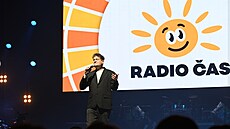Moderátor Honza Gavelík na Megakoncert Radia as