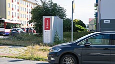 Boxy na zásilky v ulicích Olomouce.