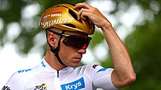 Belgický cyklista Remco Evenepoel (Quick-Step) na startu �trnácté etapy Tour de...