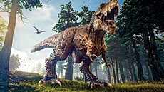 Nejpopulárnjí z dinosaur  Tyrannosaurus rex. V em tkví jeho...