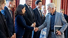Prezident Petr Pavel se setkal se zástupci mládenických organizací politických...