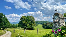 Stará poutní cesta Jizerskými horami.